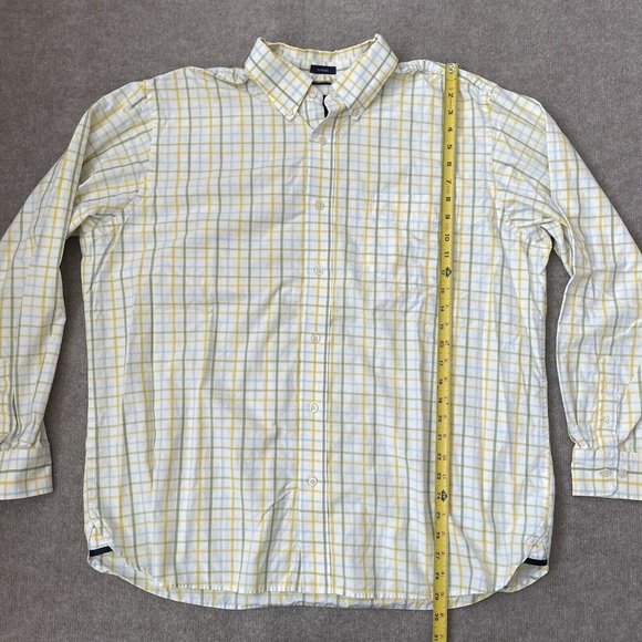 Gap Shirt Mens XL Plaid Button Down Classic Fit Lightweight Office Casual - Picture 7 of 8